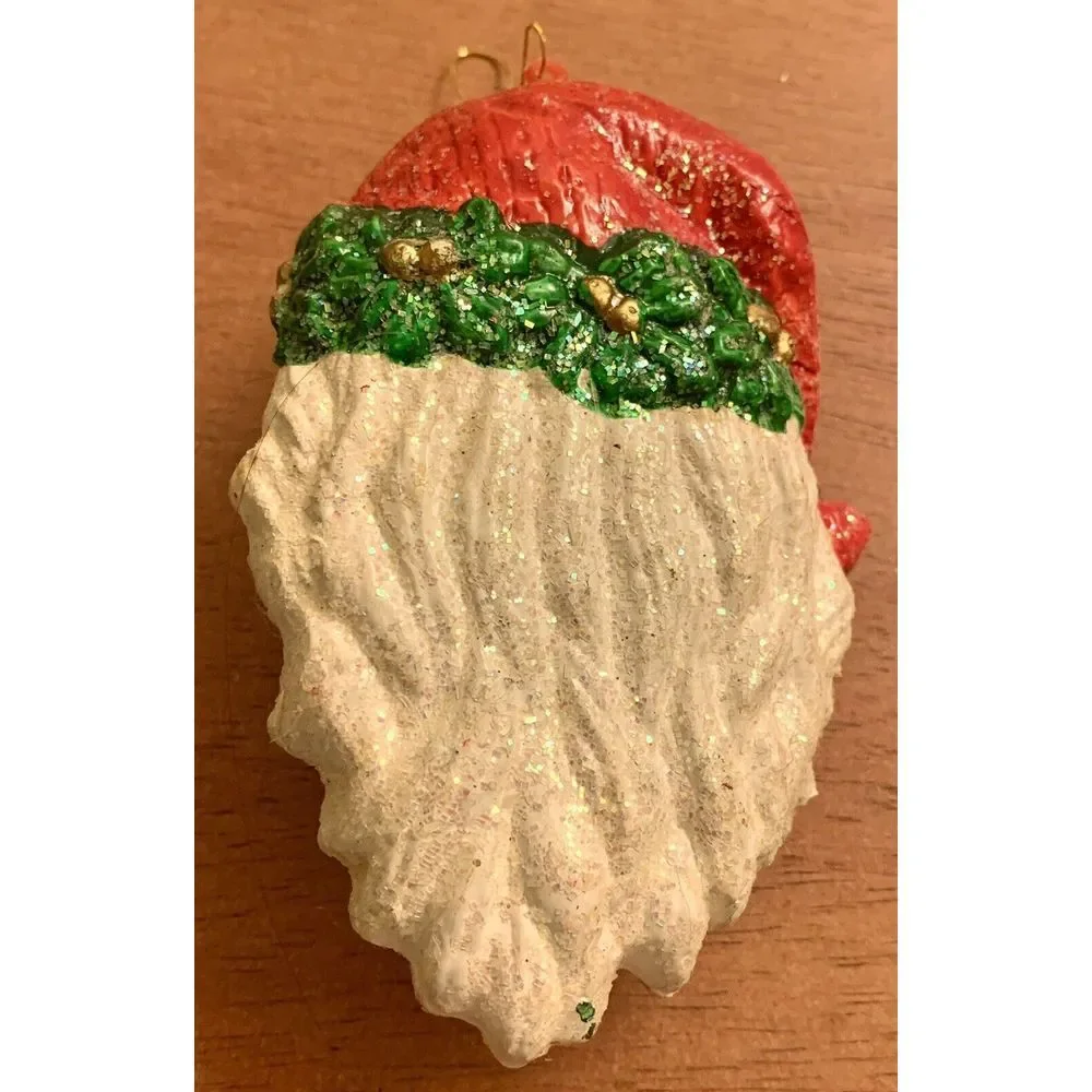 Vintage Victorian Santa Clause Christmas St. Nicholas Old World Holiday Ornament